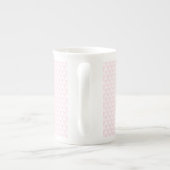 トレンディーチッモダンクエレガント名前をカスタムするピンガーリーク ボーンチャイナマグカップ (裏面)