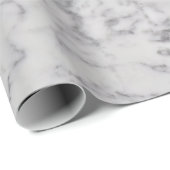 トレンディーティール(緑がかった色)グリッターグラデーションホワイトマーブル ラッピングペーパー (ロールコーナー)