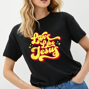 トレンディーティー、クリスチャンのシャツ、愛のようなイエスT-Sh Tシャツ