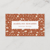 トレンディーテラコッタ&クリームテラッツォ 名刺 (正面)