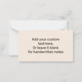 トレンディーテラッツォとシグネチャースクリプトありがとう ノートカード (裏面)