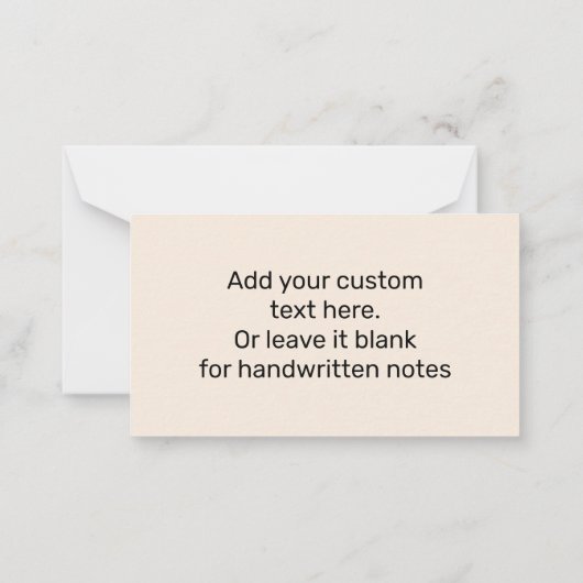 トレンディーテラッツォとシグネチャースクリプトありがとう ノートカード (裏面)