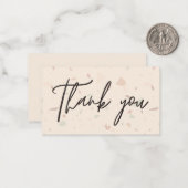 トレンディーテラッツォとシグネチャースクリプトありがとう ノートカード (正面/裏面インサイチュ)