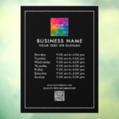 トレンディーテンプレートビジネスロゴQRコードカスタム ウィンドウサイン (シート3)