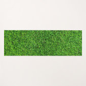 トレンディーテンプレート自然グリーングラスフィールドフィットネス ヨガマット (正面(横))