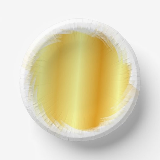 トレンディーテンプレート金ゴールドルックエレガントグラマー ペーパーボウル (正面)