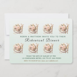 トレンディーテーブルリハーサルの前の夜 招待状