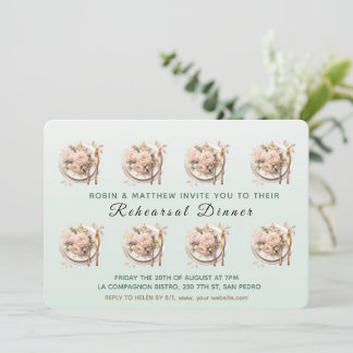 トレンディーテーブルリハーサルの前の夜 招待状