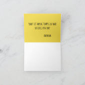 トレンディーデイジーデザイン ノートカード (内部)