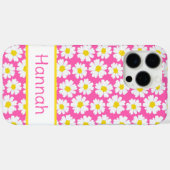トレンディーデイジーパターン Case-Mate iPhoneケース (裏面 (横))