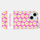 トレンディーデイジーパターン Case-Mate iPhoneケース (裏面 (横))