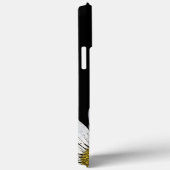 トレンディーデイジーパーソナライズされた白黒 Case-Mate iPhoneケース (裏面 / 右)