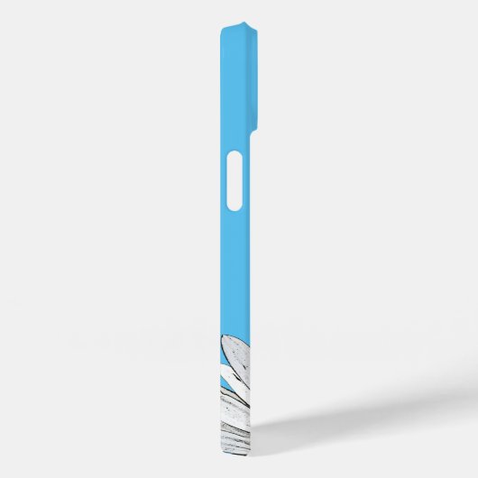 トレンディーデイジーフローラカントリーブルー Case-Mate iPhoneケース (裏面 / 右)