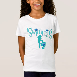 トレンディーデザインスイミングTシャツ Tシャツ