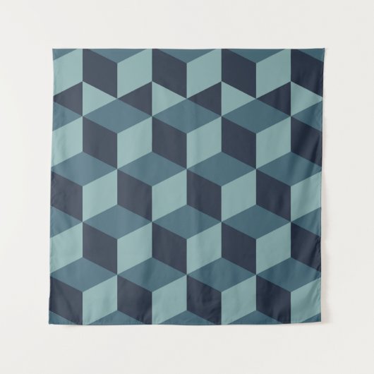 	トレンディーデザインヴィンテージ抽象芸術色ブロックジオメトリ タペストリー (正面)