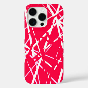 トレンディーデザイン(赤い背景) iPhone 16 PROケース