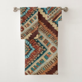 トレンディートルコの美しい古いパターンコレクション バスタオルセット