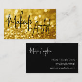 トレンディートレンドのメイクアップアーティストの名刺 名刺 (正面/裏面)