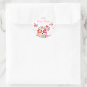 トレンディートロピカルタートル封筒用シールシール ラウンドシール (バッグ)