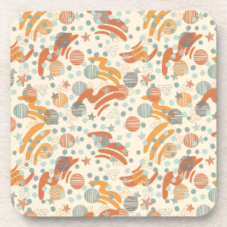 トレンディードットパターン装飾用クッション コースター