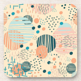 トレンディードットパターン装飾用クッション コースター