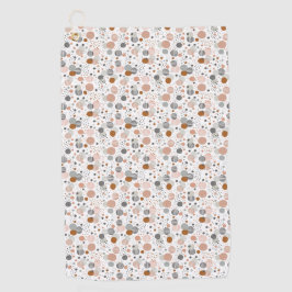 トレンディードット柄バスタオル ゴルフタオル