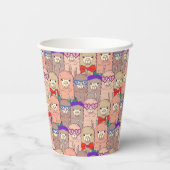 トレンディードレッシュラマパターン 紙コップ (裏面)