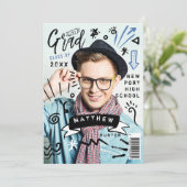 トレンディードードルスケッチマガジンカバーボーイグラードパーティー 招待状 (スタンド正面)