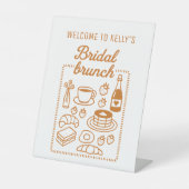 トレンディードードルハンドドロードスタイルブライダルブランチ 台座サイン (正面)