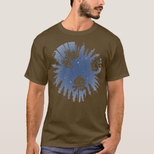 トレンディーナイトスカイツリーラインシルエット1219 Tシャツ