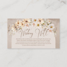 トレンディーニュートラルwildflowers boho arch Wishing well