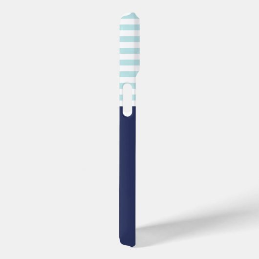 トレンディーネイビーブルー航海のレッドいかりデザイン Case-Mate iPhoneケース (裏面 / 右)