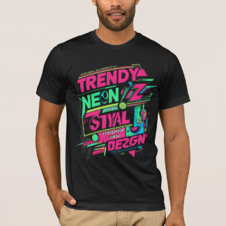 ✨トレンディーネオンストリートウェアゲンZデザイン✨ Tシャツ
