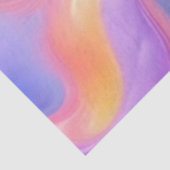 トレンディーネオンピンクブルーグリーン抽象芸術波 薄葉紙 (詳細)