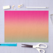 トレンディーネオンピンク緑と砂茶色 薄葉紙 (クラフト)