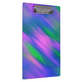 トレンディーネオンブライトブルーグリーンピンク抽象芸術 クリップボード (右)