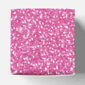 トレンディーネオンホットピンクグリッター フェイバーボックス (上部)