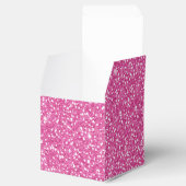 トレンディーネオンホットピンクグリッター フェイバーボックス (オープン)