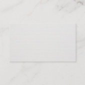 トレンディーノスタルジックルエリートデザインプレミニマルイン 名刺 (裏面)