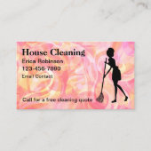 トレンディーハウスクリーニングメイド名刺 名刺 (正面)