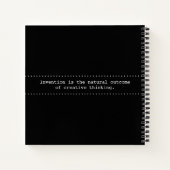 トレンディーハカラフルンドレタード思考アイディア ノートブック (裏面)