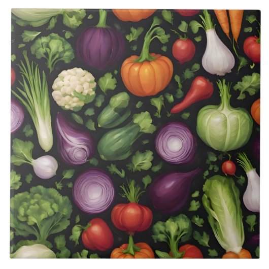 トレンディーハッピーガベートヘルシーフードコレクション タイル (正面)