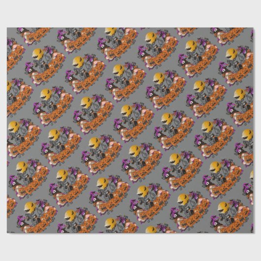 トレンディーハッピーハローウィングレイ格言 ラッピングペーパー (フラット)