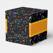 トレンディーハロウィン不気味オレンジモンスターアイズドーナツ フェイバーボックス (裏面サイド)