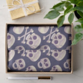 トレンディーハロウィン不気味スカルデクページプリント 薄葉紙 (ギフト)