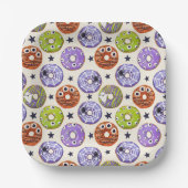 トレンディーハロウィン不気味ドーナツパーティー ペーパープレート (正面)