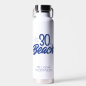 トレンディーハンドドロードドール30はビーチ誕生日 ウォーターボトル (正面)