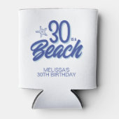 トレンディーハンドドロードドール30はビーチ誕生日 缶クーラー (正面)