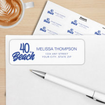 トレンディーハンドドロードドール40はビーチ誕生日