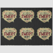 トレンディーハートグリッターヴァレンティーンズデイ 薄葉紙 (正面)